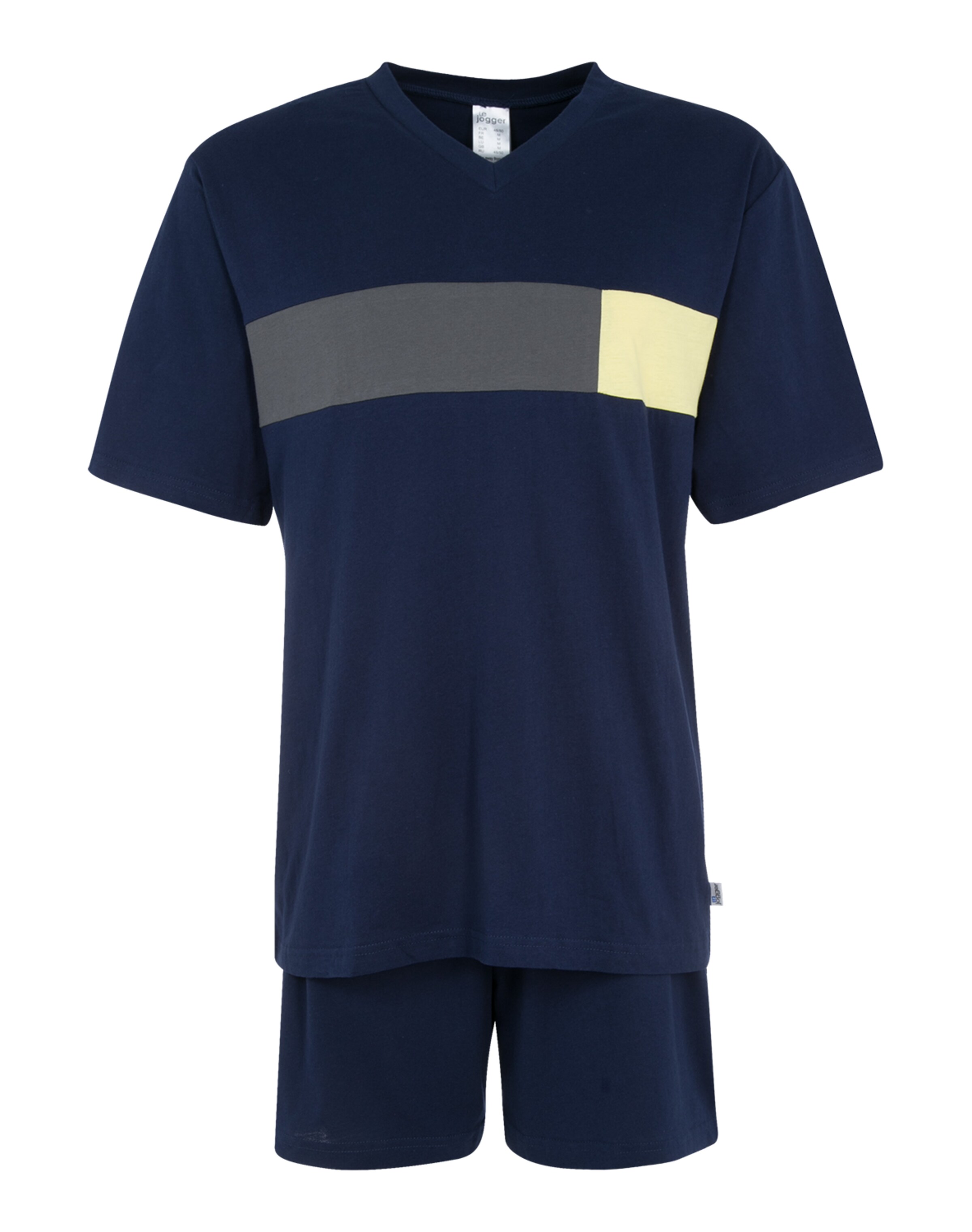 LE JOGGER Shorty (2 Stck.) in Blau