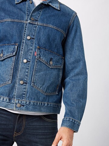 LEVI'S ® Prechodná bunda 'Patch Pocket Trucker Jacket' - Modrá