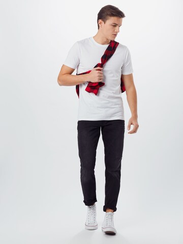 Regular fit Maglietta 'Rock' di !Solid in bianco