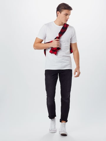 !Solid Regular fit Shirt 'Rock' in White