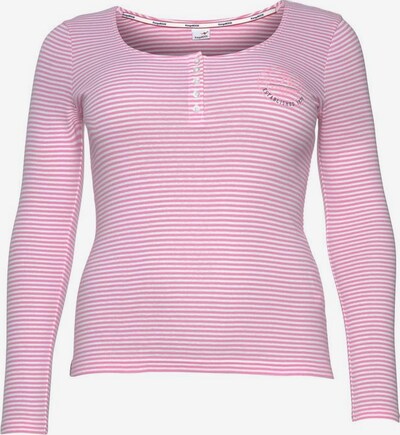Tricou KangaROOS pe roz / alb, Vizualizare produs