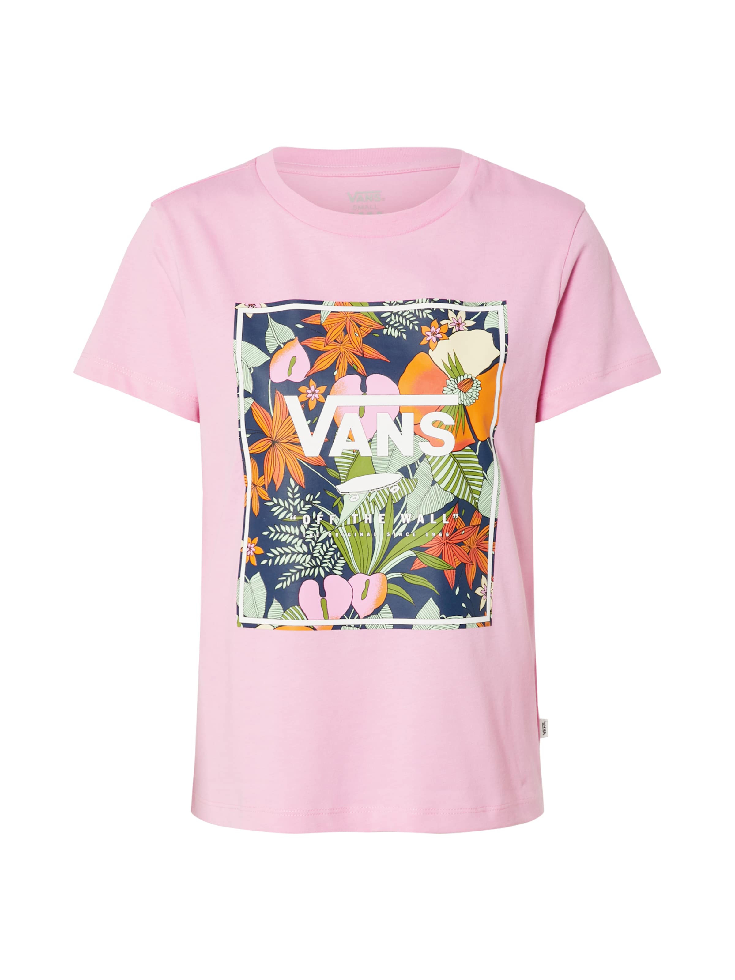 VANS Póló 'Boxlet' - rózsaszín: elől