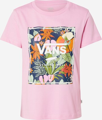 VANS Koszulka 'Boxlet' w kolorze różowy: przód