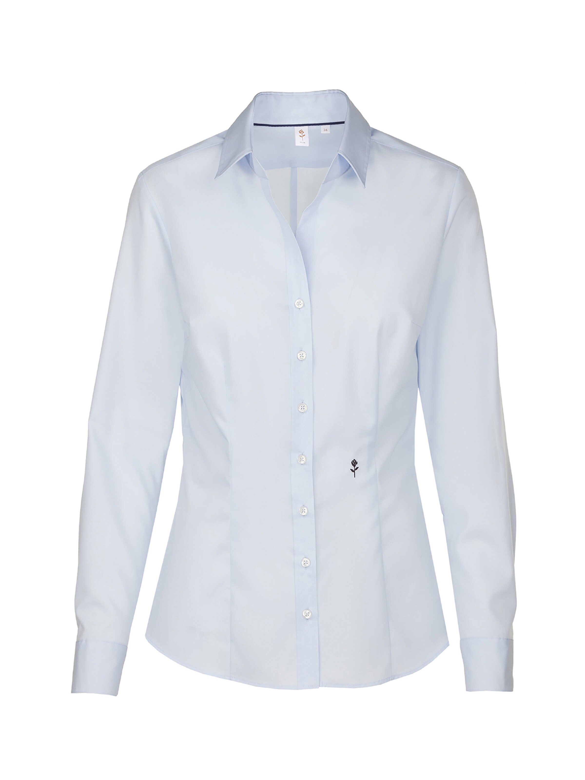 SEIDENSTICKER - Bluse in hellblau