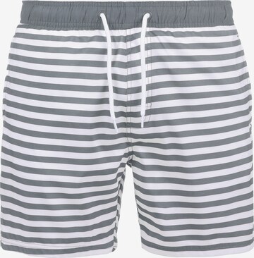 BLEND Board Shorts 'Leo' in Grey: front