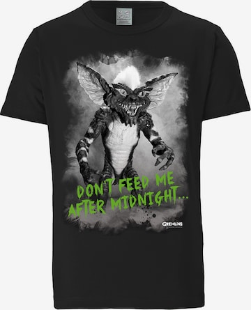 LOGOSHIRT T-Shirt 'Gremlins - After Midnight' in Schwarz: predná strana