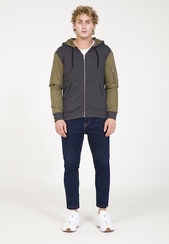 PLUS EIGHTEEN Sweat jacket in Grey