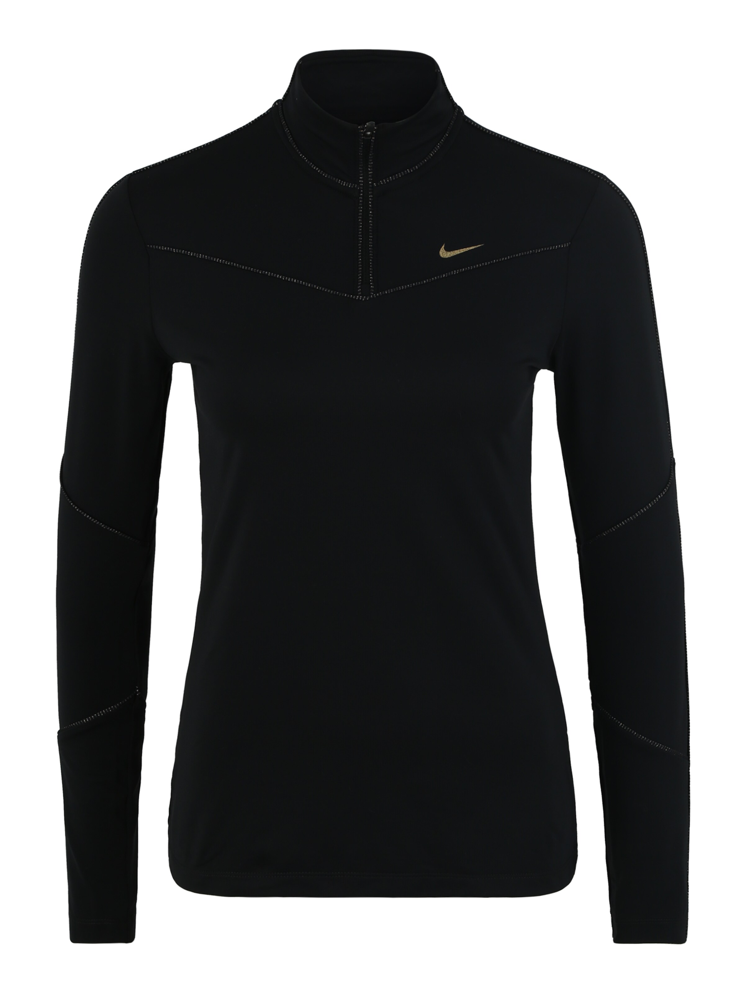 NIKE - Sport-Shirt 'W NP WM TOP HZ' in schwarz