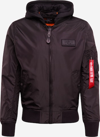 ALPHA INDUSTRIES Jacke in Schwarz: predná strana