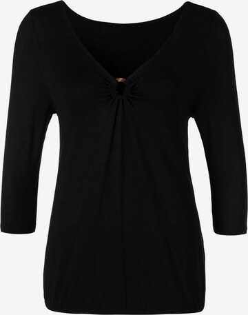 LASCANA Shirt in Black