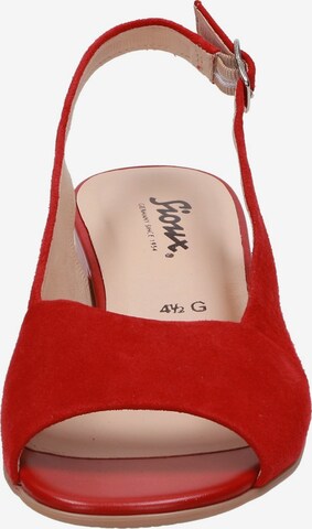 SIOUX Slingback Pumps 'Zippora' in Red