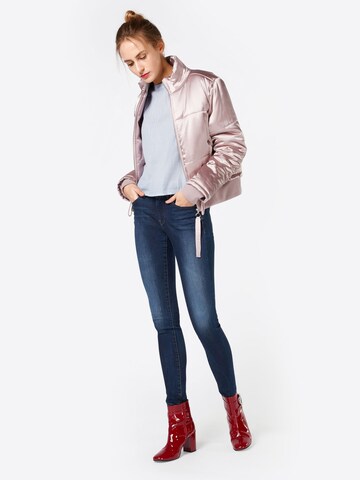 Skinny Jeans 'Midge Zip' di G-STAR in blu