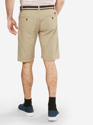 INDICODE JEANS Regular Chino-Shorts 'Royce' in Beige: zadná strana