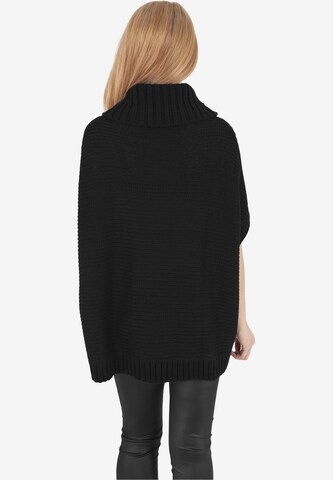 Urban Classics Poncho in Schwarz