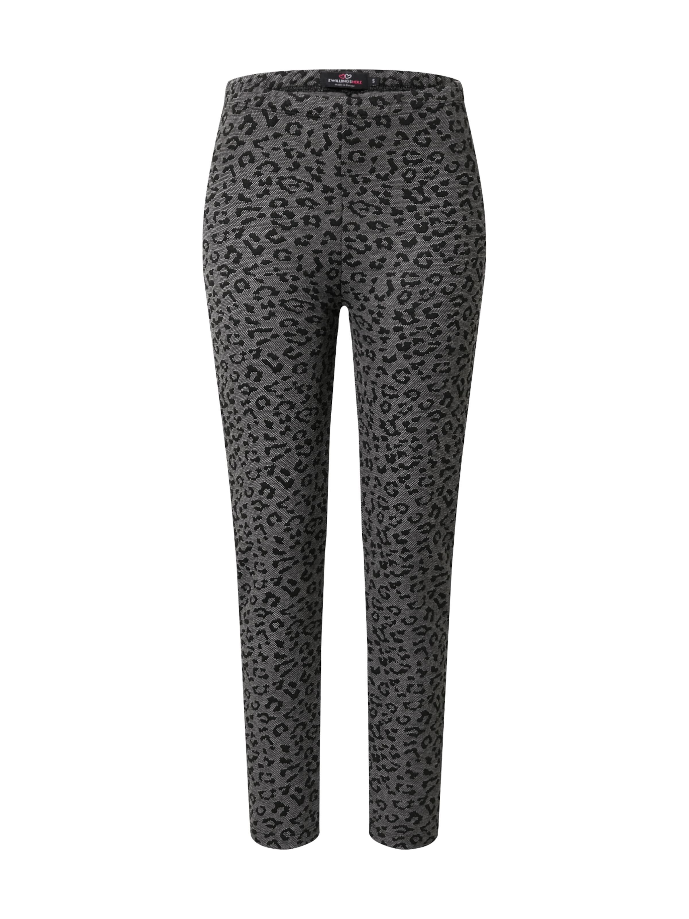 Zwillingsherz Skinny Leggings 'Grazia' in Grey: front