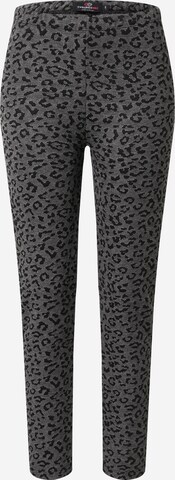 Skinny Leggings 'Grazia' Zwillingsherz en gris : devant