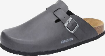 DR. BRINKMANN Clogs in Grey: front