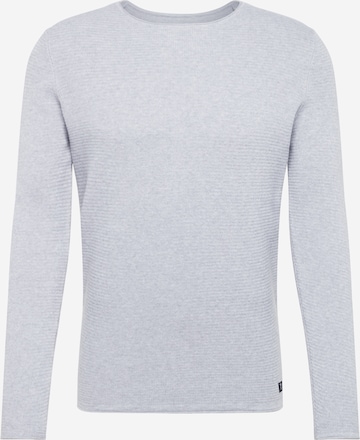 TOM TAILOR DENIM Sweater in Grey: front