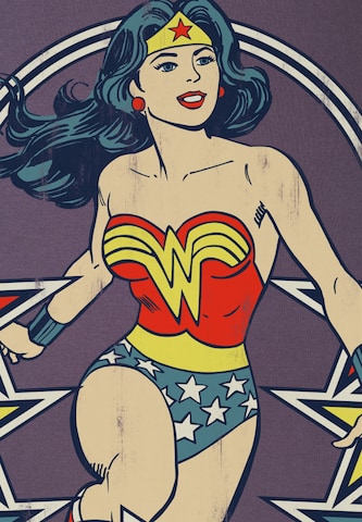 LOGOSHIRT T-Shirt 'Wonder Woman' in Lila