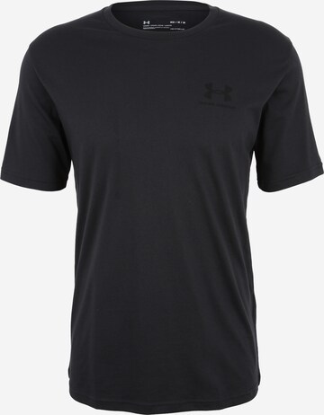 UNDER ARMOUR Funktionsshirt in Schwarz: predná strana