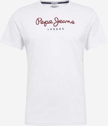 Pepe Jeans Μπλουζάκι 'EGGO' σε λευκό: μπροστά