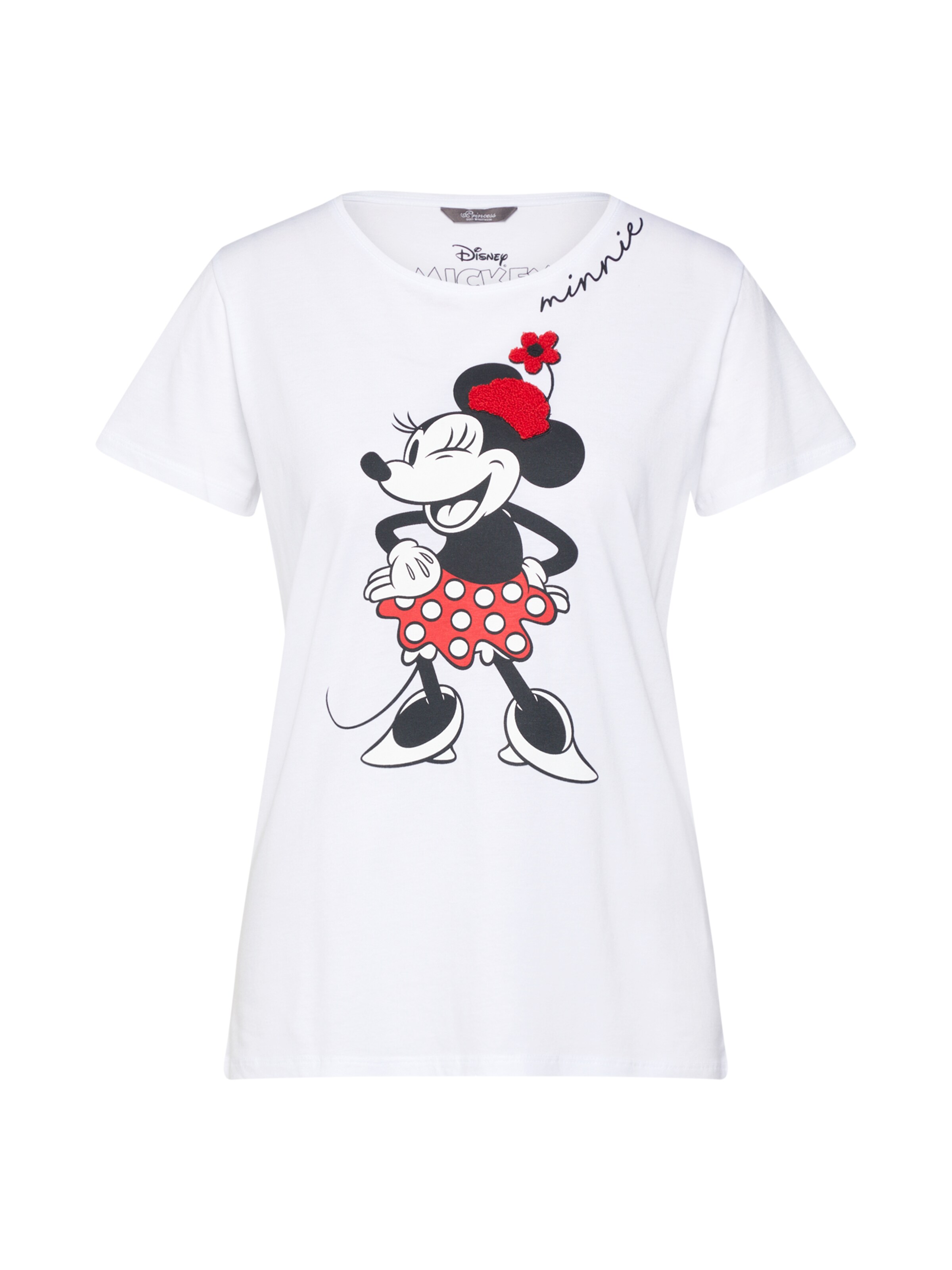 PRINCESS GOES HOLLYWOOD - Shirt 'Disney Minnie iconic' in de kleur Wit