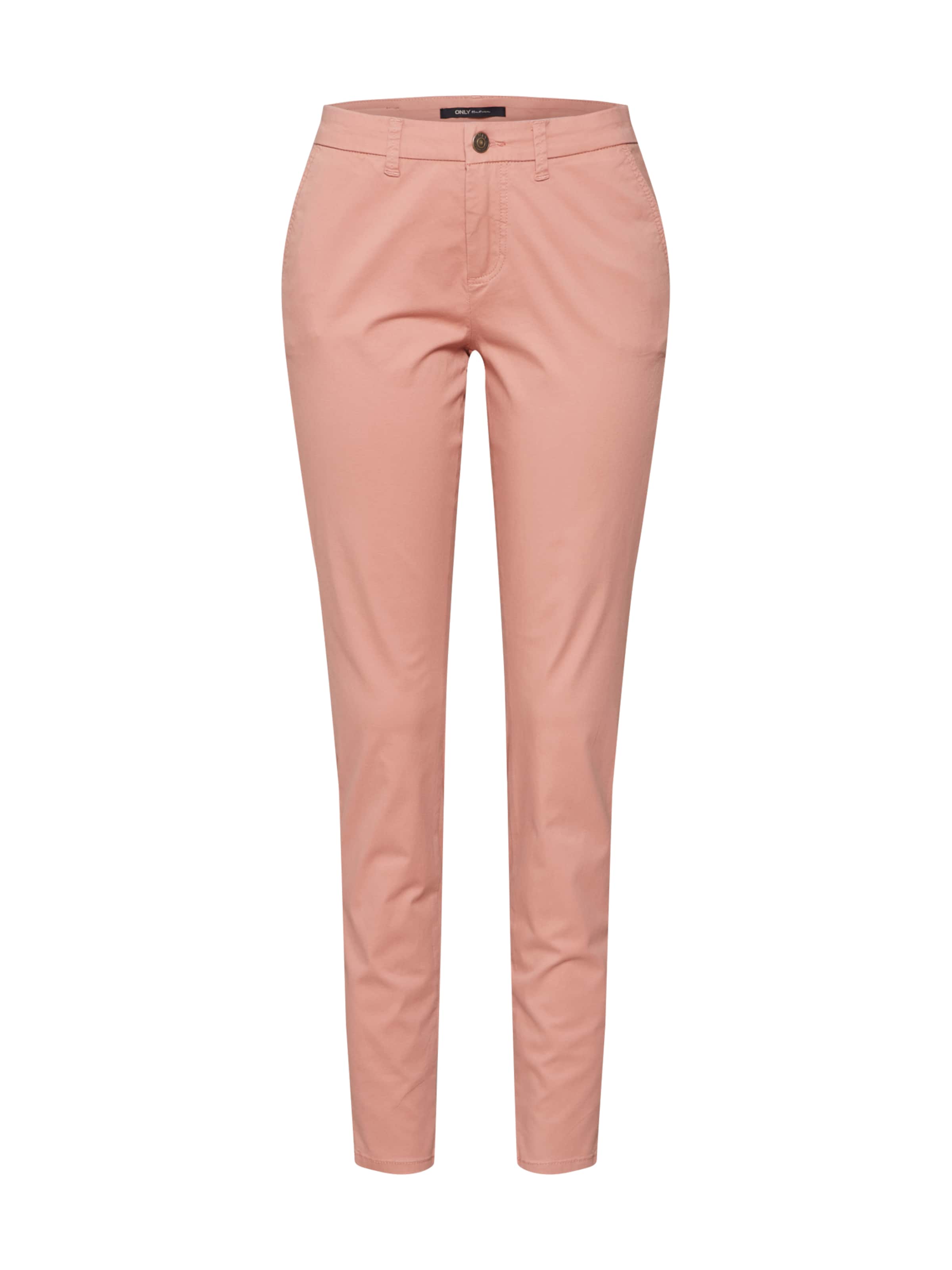 Pantalon chino 'Paris' ONLY en rose : devant