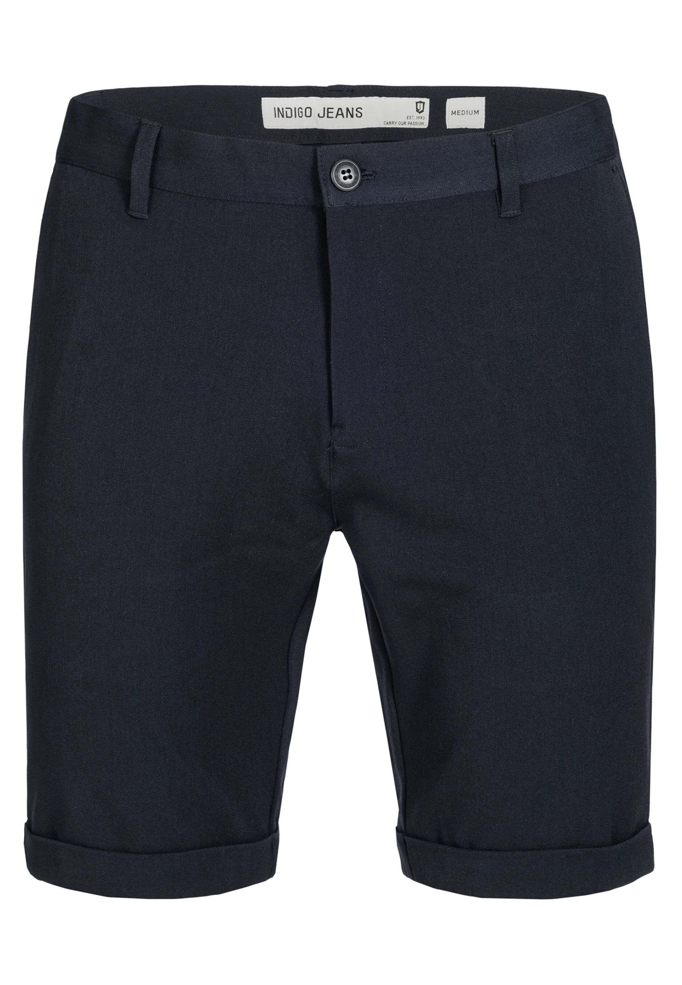 INDICODE JEANS Regular Broek 'Chiltern' in Blauw: voorkant