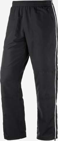 JOY SPORTSWEAR Tapered Workout Pants 'Mick' in Black: front