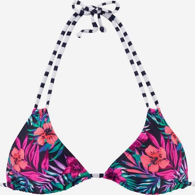 VENICE BEACH Bikini zgornji del 'Summer' | mornarska / mešane barve / roza barva, Prikaz izdelka