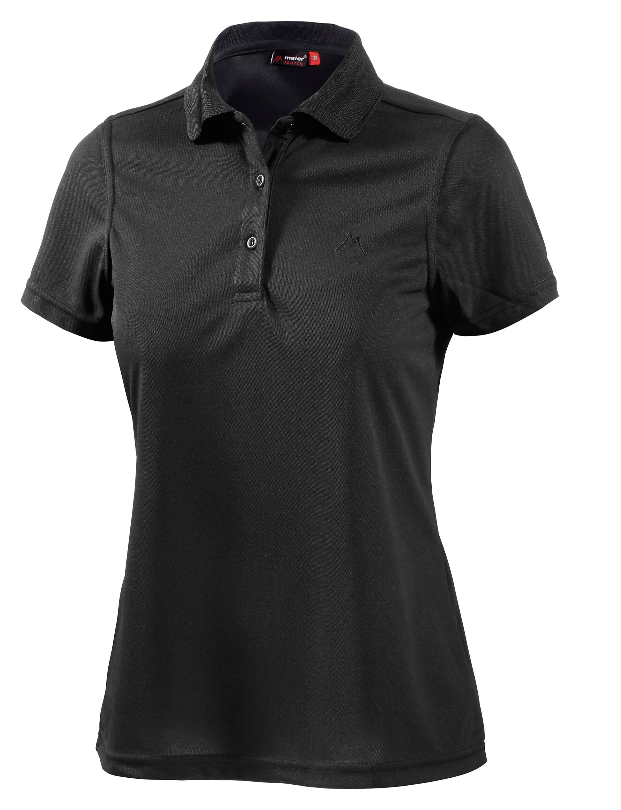 Maier Sports Performance Shirt in Black: front