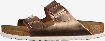 BIRKENSTOCK Pantolette 'Arizona' in Bronze