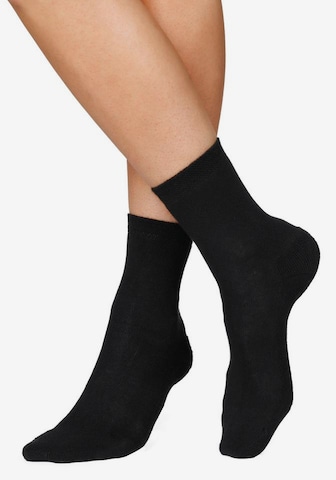 Chaussettes H.I.S en noir : devant