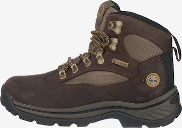 TIMBERLAND Schnürstiefelette in Braun