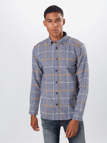 Only & Sons Slim fit Button Up Shirt 'SALVIAN' in Blue: front
