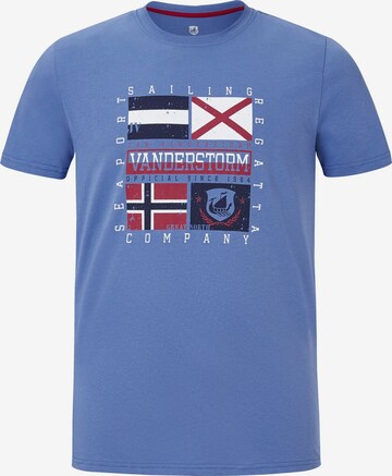 Jan Vanderstorm T-Shirt ' Preben ' in Blau: predná strana