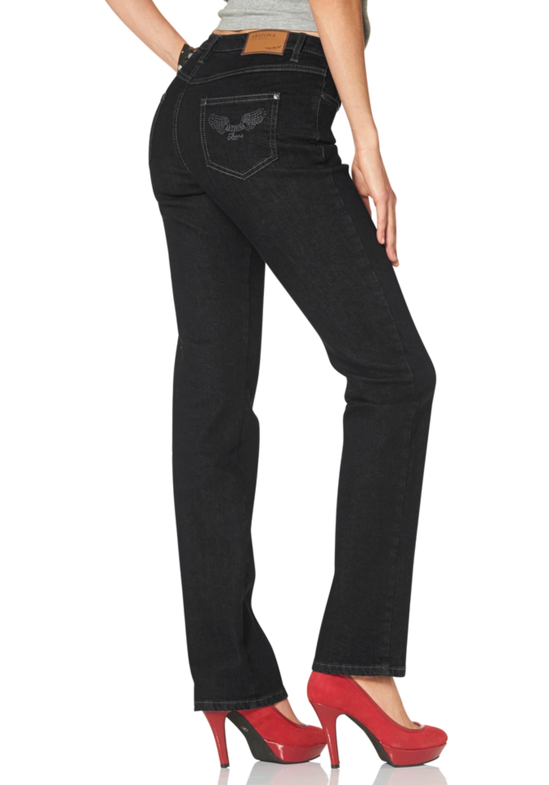 ARIZONA Regular Jeans in Black