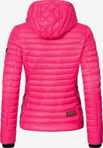 MARIKOO Between-Season Jacket 'Samtpfote' in Pink