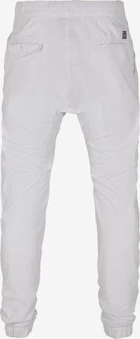 SOUTHPOLE Tapered Trousers in White