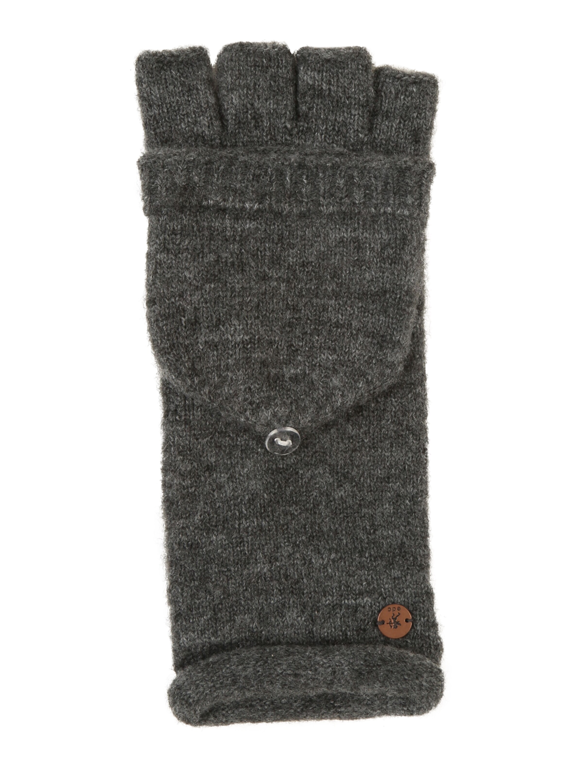 ESPRIT - Handschoenen met korte vingers 'KnitFingerlGl' in de kleur Antraciet