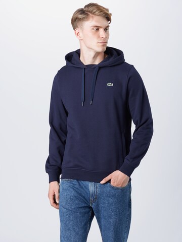 Sweat-shirt LACOSTE en bleu : devant