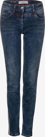 CECIL Slimfit Jeans in Blau: predná strana