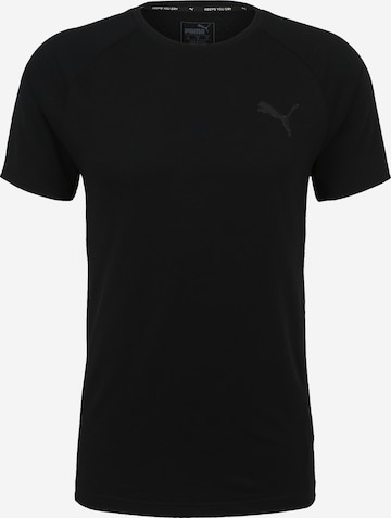 T-Shirt fonctionnel 'Evostripe Move' PUMA en noir : devant