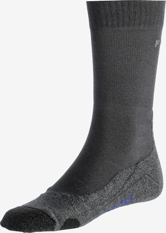 FALKE Athletic Socks in Grey: front