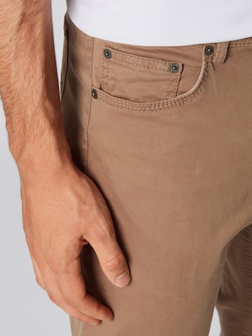 BRAX Regular Pants 'Cooper Fancy' in Beige