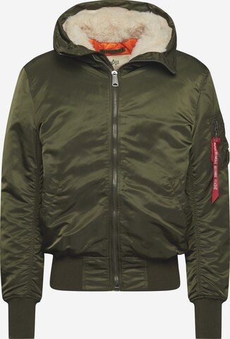 ALPHA INDUSTRIES Übergangsjacke in Grün: predná strana