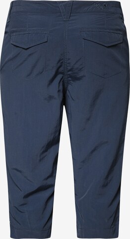 JACK WOLFSKIN Regular Outdoor Pants 'Kalahari' in Blue