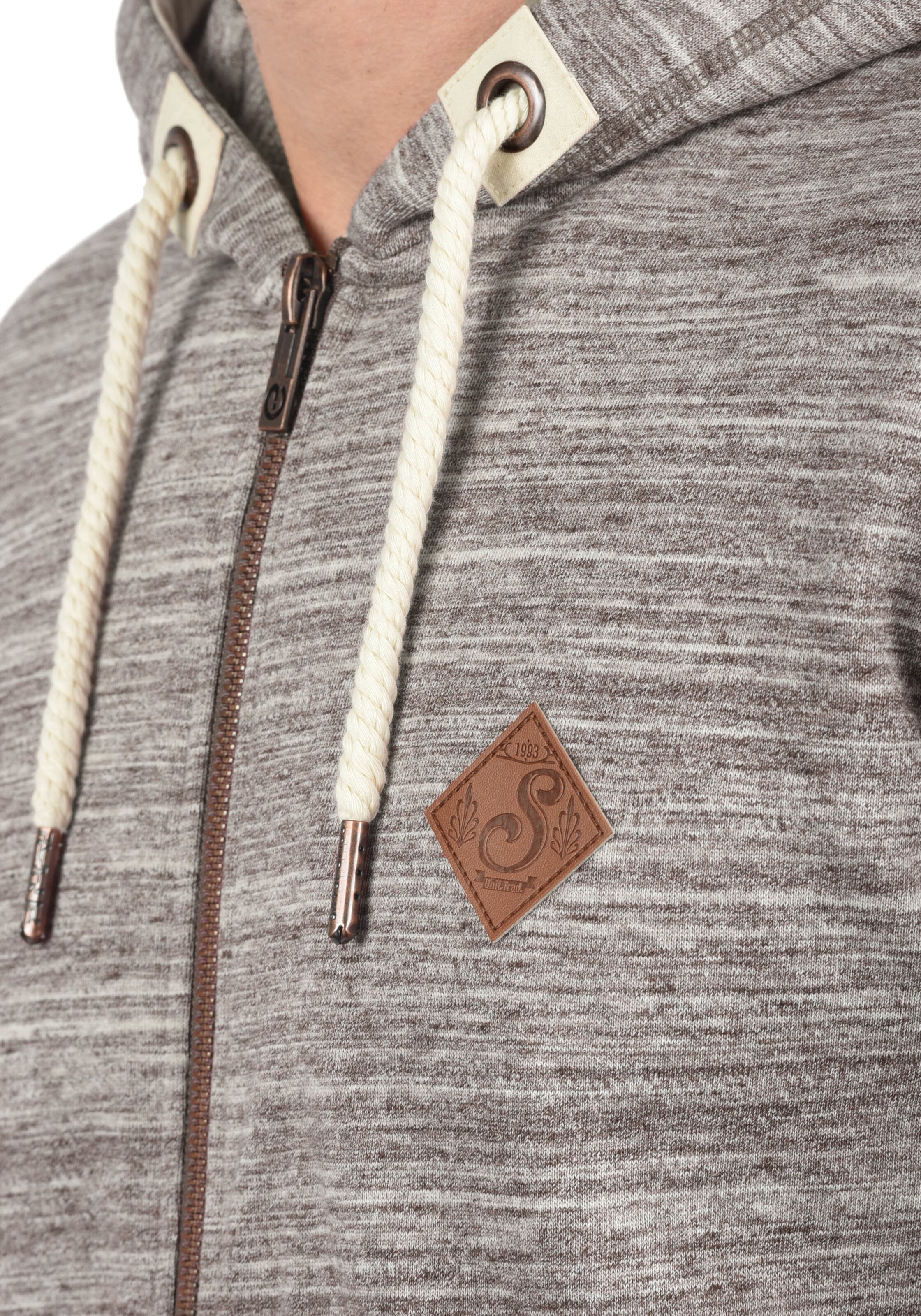 Veste de survêtement 'Craig' !Solid en marron