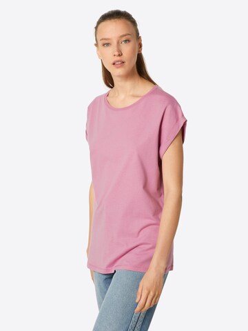 Urban Classics Póló - rózsaszín: elől