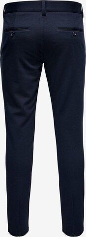 Only & Sons Slimfit Chino hlače 'Mark' | modra barva